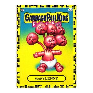 Garbage Pail Kids Flashback Card 42a Many Lenny GPK 2011 Collectable Sticker